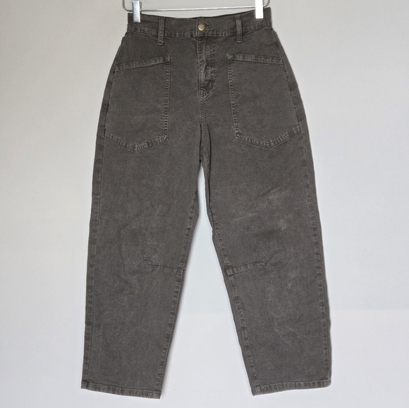 High-Waisted Gray Women's Pants - Picture 3 of 12